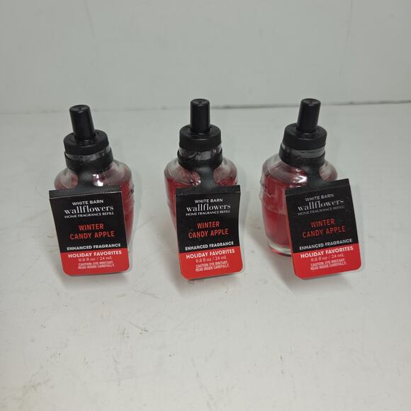 Bath & Body Works Scents Winter Candy Apple Fragrance Wallflowers Refills Scent - Picture 4 of 6